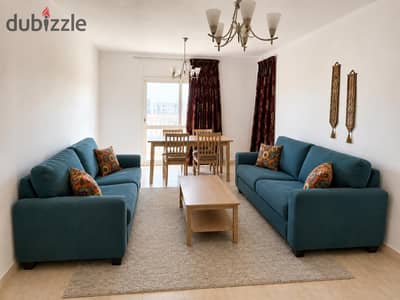 Furnished apartment for rent in Al Rehab 2