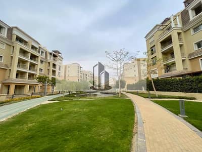 Cheapest down payment in Sarai apartment for sale in installments landscape view and pool next Madinaty Suez Road Mostakbal City