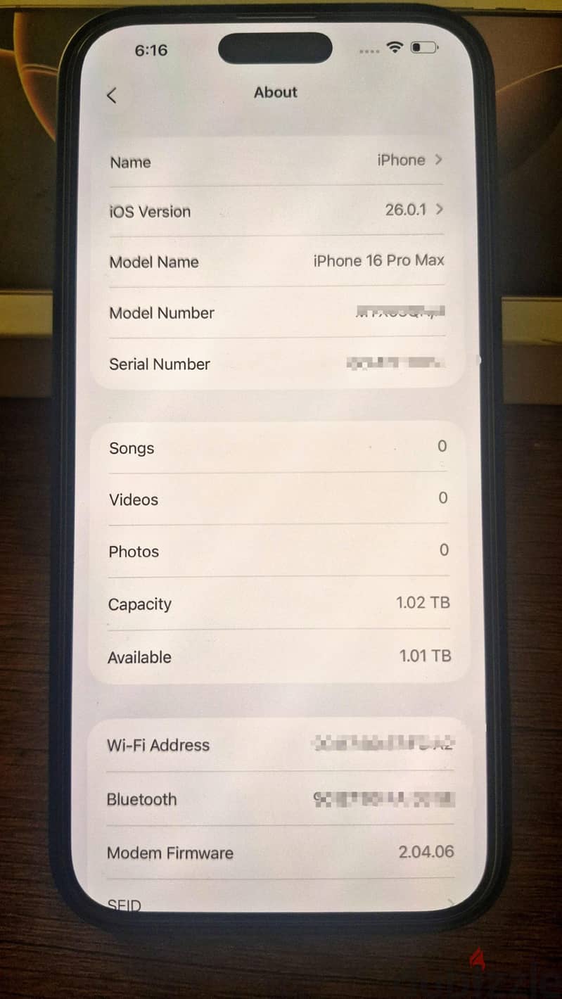 Like new - iPhone 16 Pro Max 1TB 1