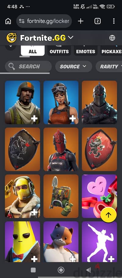 Fortnite og account