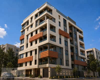 Apartment for Sale – 190 sqm in the First District, Middle Plateau, Mokattam. 4 bedrooms, 2 bathrooms, immediate delivery, semi-finished, full façade, Apartment for Sale – 190 sqm in the First District, Middle Plateau, Mokattam. 4 bedrooms, 2 bathrooms, immediate delivery, semi-finished, full façade,