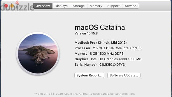 MacBook Pro (13-inch, Mid 2012) 6