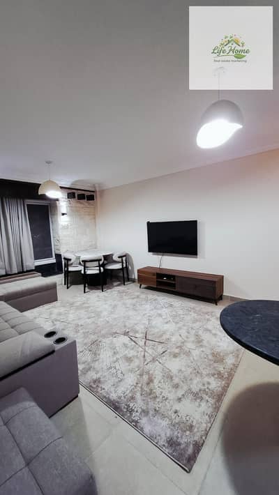 For rent furnished apartment in Al Rehab with special finishes next to services