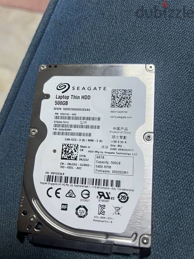 HDD Laptop SeaGate 500Gb