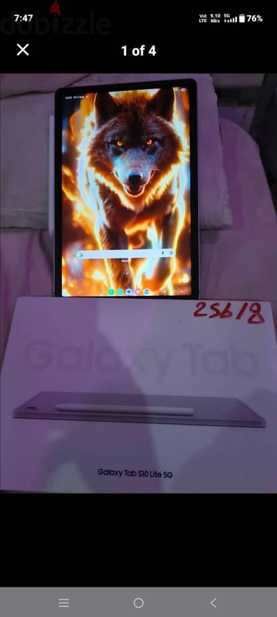 tablet Samsung Galaxy S10 lite 5g new bought it 25/5/26.