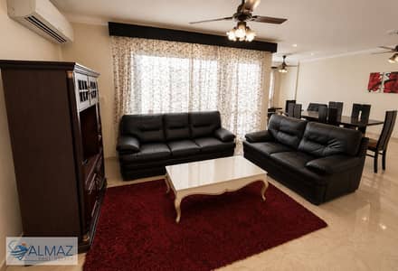Furnished 160 sqm apartment for rent in Group 70, Al Rehab, near main roads.