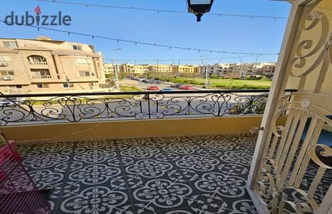 Apartment for Sale in Al Banafseg 12 Villas, New Cairo – Garden & Main Street View
