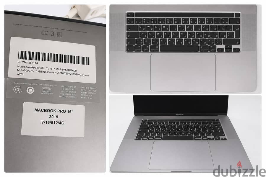 mac book pro 2019 silver ( need motherboard) 1