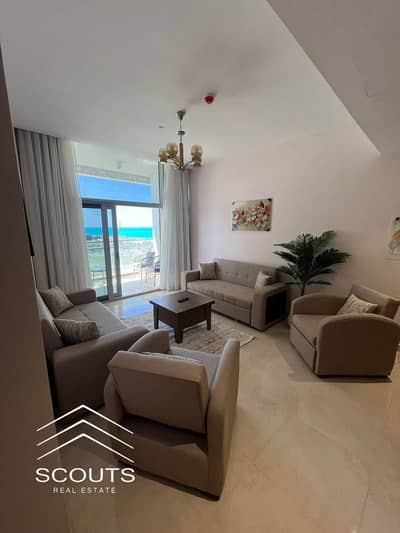 First-row lagoon apartment ready for viewing - fully finished for sale in a prime location in the heart of New Alamein, next to the Marina, minutes fr