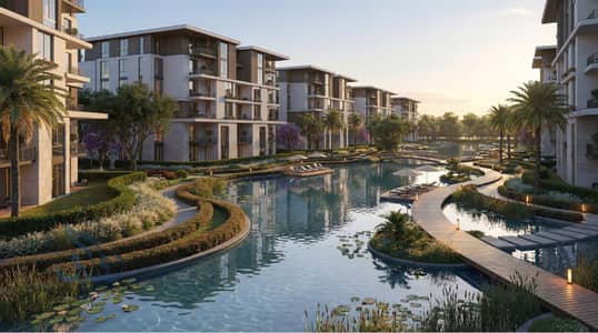 Own your luxury apartment in the "Tesla Island" complex - in a prime location on the Oasis Road - with installments over 11 years