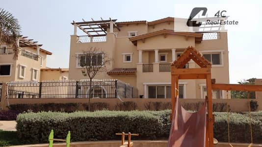 Ready to move ultra super lux classic corner villa resale below market price with 5 bedrooms in Hyde Park New Cairo near Golden Square for sale