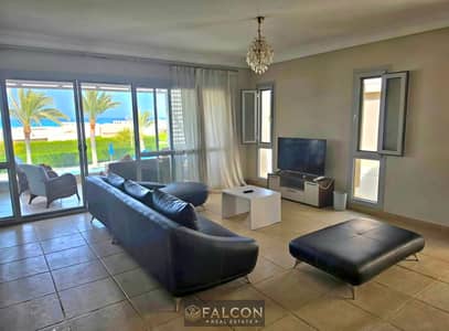 Chalet for sale, first floor (finished), Greek style, panorama sea view in Sokhna