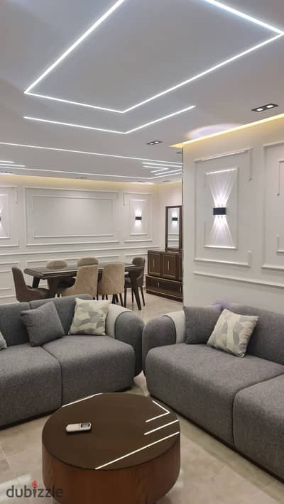 Luxury Hotel-Furnished Apartment for Rent in El Rehab 1 | 155 SQM | 3 Bedrooms | Ultra Super Lux