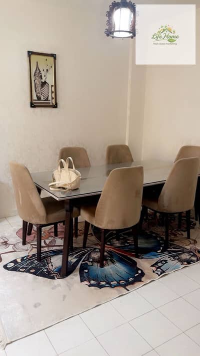 Furnished apartment for rent in Al Rehab three bedrooms and two bathrooms close to the old market