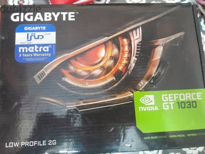 كارت شاشه Nvidia GT 1030 2GB GDDR5 بحالة الزيرو لُقطة للبيع