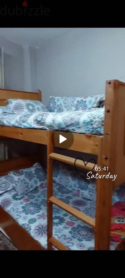 سرير دورين خشب موسكي بدون المراتب