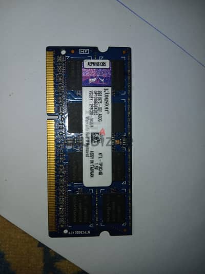 Laptop ram ddr3 2*4 gb