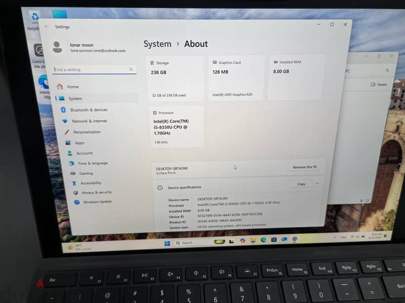 microsoft surface pro 6 3