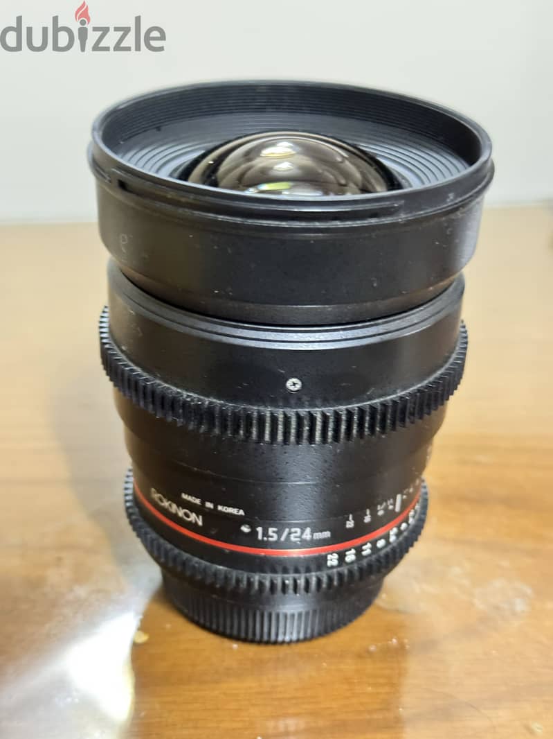 Rokinon 24mm f1.4 ef mount 2