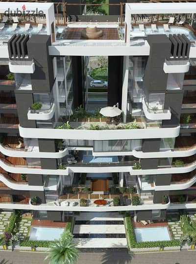 Your apartment is on green spaces and a lagoon with 5% down payment, just in the heart of Al Abour directly on Line 10. Grab your chance and book at the launch price in a project that has all the services you need.