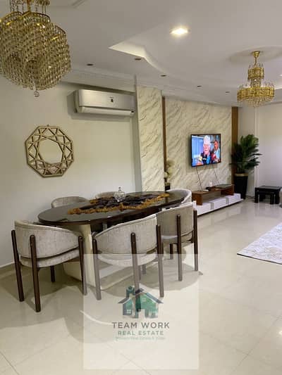 Furnished duplex for rent with modern furniture, near Saudi, 7th District, prime location