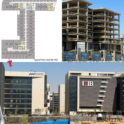 For sale: A fully finished administrative office next to the Central Bank in the Financial District of the New Administrative Capital—available with a