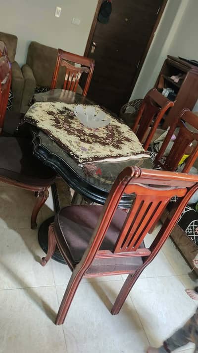 سفره ترابيزه و6كراسي