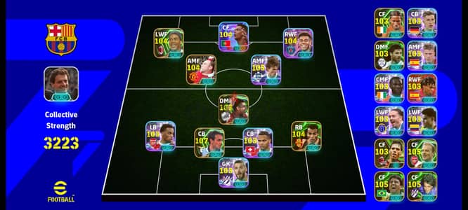 حساب بيس موبيل efootball