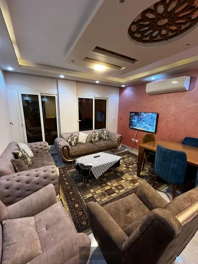 Luxury fully furnished apartment for rent, super deluxe finishing inside Jannat Zayed 1 compound - Sheikh Zayed