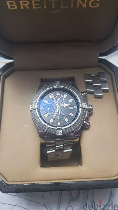 ساعه بريتلينج)Breitling سوبر افنجر اوتوماتيك بحاله ممتازه كالجديده