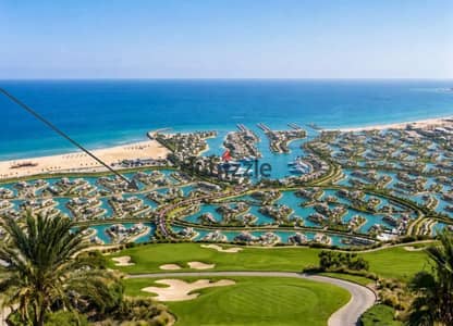 Unique opportunity for sale in South Midi, Talaat Mostafa Chalet, opening reservation without offer, first row on the marina, lagoon view, second floor, corner, area 127 meters, without discount for quick sale
