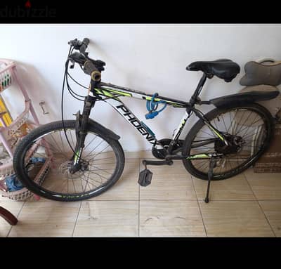 عجله phoenix mountain مقاس 26 , بحاله جيده ، 21 سرعه