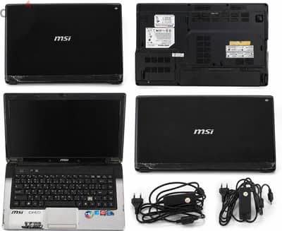 لابتوب MSI CX420 Core i5 – شاشة HD – ATI Radeon – استعمال – بحالة جيدة