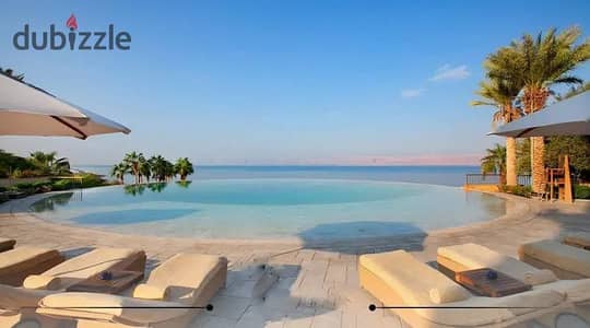 Studio chalet for sale, 50m², in Ladira Village, Ras Sudr, Red Sea, with a down payment of 162,000 and installments over 10 years.