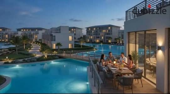 41m² Studio Chalet in Pause North Coast Village, directly on the sea, with installments over 10 years.
