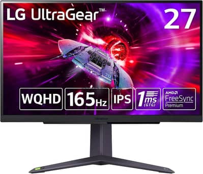 LG UltraGear Monitor Gaming 27Inch - 165Hz