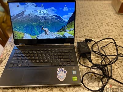 HP pavilion x360 Touch Screen convertible 14, 1TB NVIDIA graphics card
