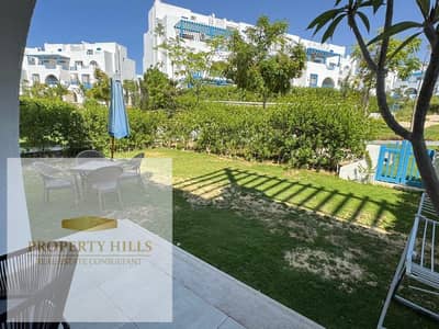 Independent chalet with 150 meters garden with direct lagoon view fully finished in Mountain View in the best location in the North Coast with installments over 8 years