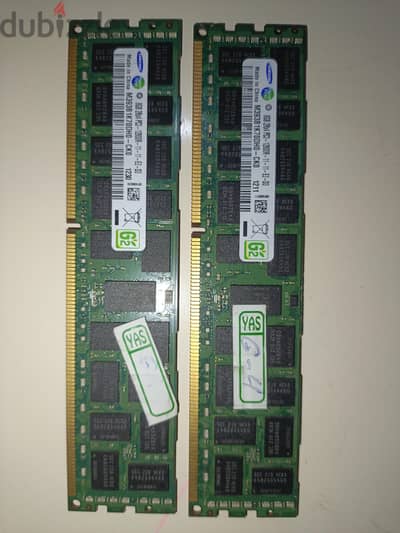 16 رام 8×2 ddr3 1600MHz samsung