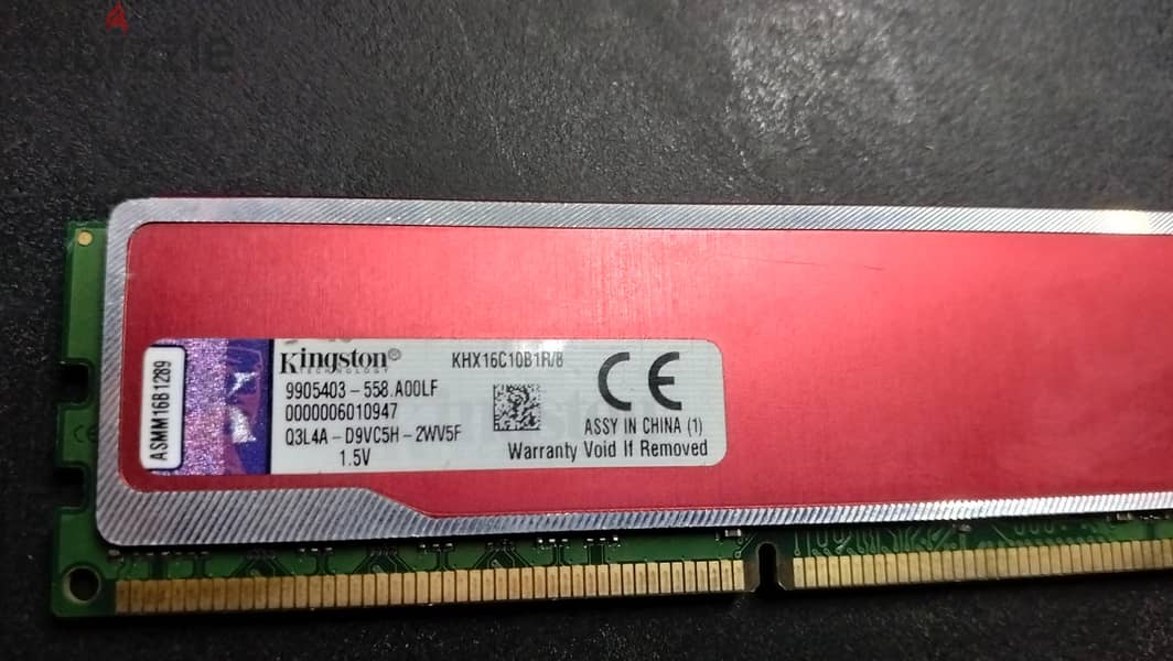 Kingston HyperX 8GB DDR3 1