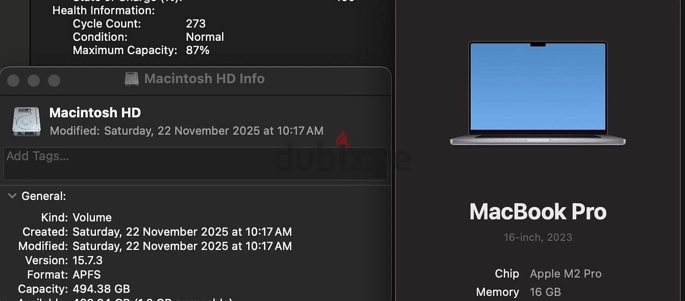 MacBook pro M2 pro 2023 16 inch 1