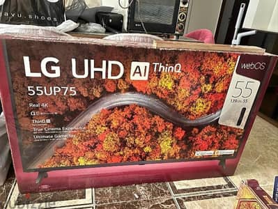 Lg uhd 55 tv smart new