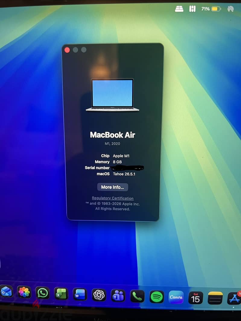 Macbook Air M1 4