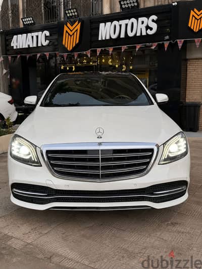 مرسيدس بنز إس 450  Mercedes-Benz S450 Exclusive LWB 2019 كسر الزيرو