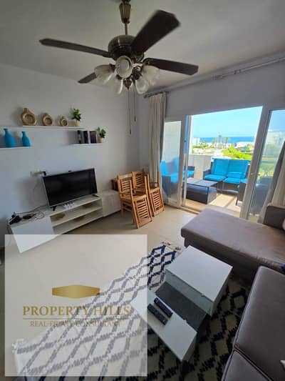 Chalet for sale fully finished with furniture at a 30% discount from its price in a village that has Kidzenia in a view overlooking the sea from all rooms next to the best villages in the North Coast