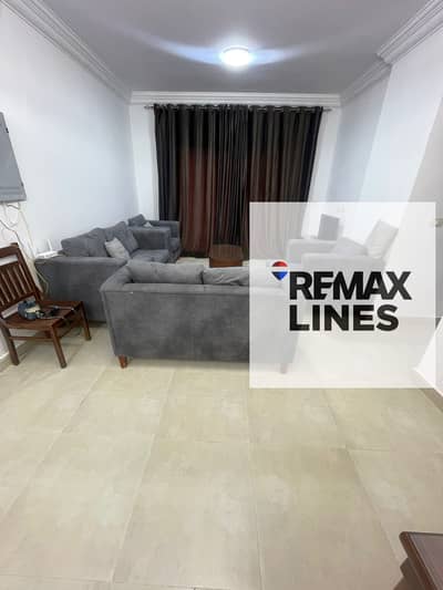 Furnished apartment for rent in the administrative capital 122m 3 fully air-conditioned rooms R3 D3  unique opportunity for furnished rent in the destination in the administrative capital in a prominent location close to services