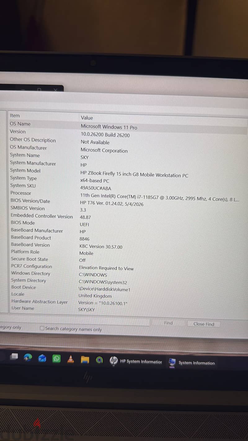 Hb Zbook 15 G8 4