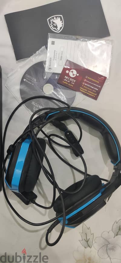 سماعة Gaming أصلية SADES LUNA 7.1 Surround USB – إصدار مميز LMS 2018