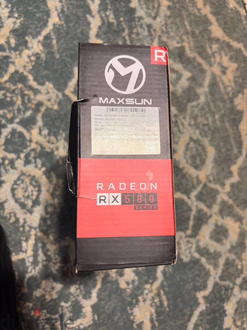 new maxsun RX580 | 8GB 3