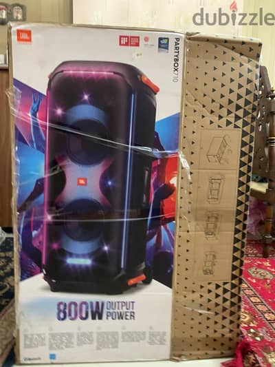 JBL PartyBox 710 - 800W RMS - Like New with Original Box